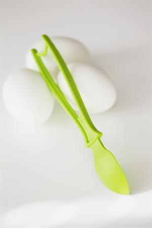 Æggepiller, 2 stk (1 stk limegrøn og 1 stk hvid)